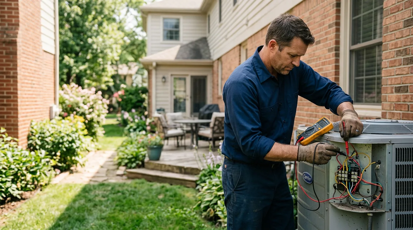 HVAC technician working near Inver Grove Heights, MN